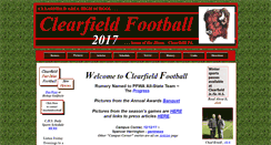 Desktop Screenshot of clearfieldfootball.org