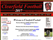 Tablet Screenshot of clearfieldfootball.org